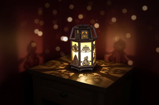 Wooden Christmas Lantern